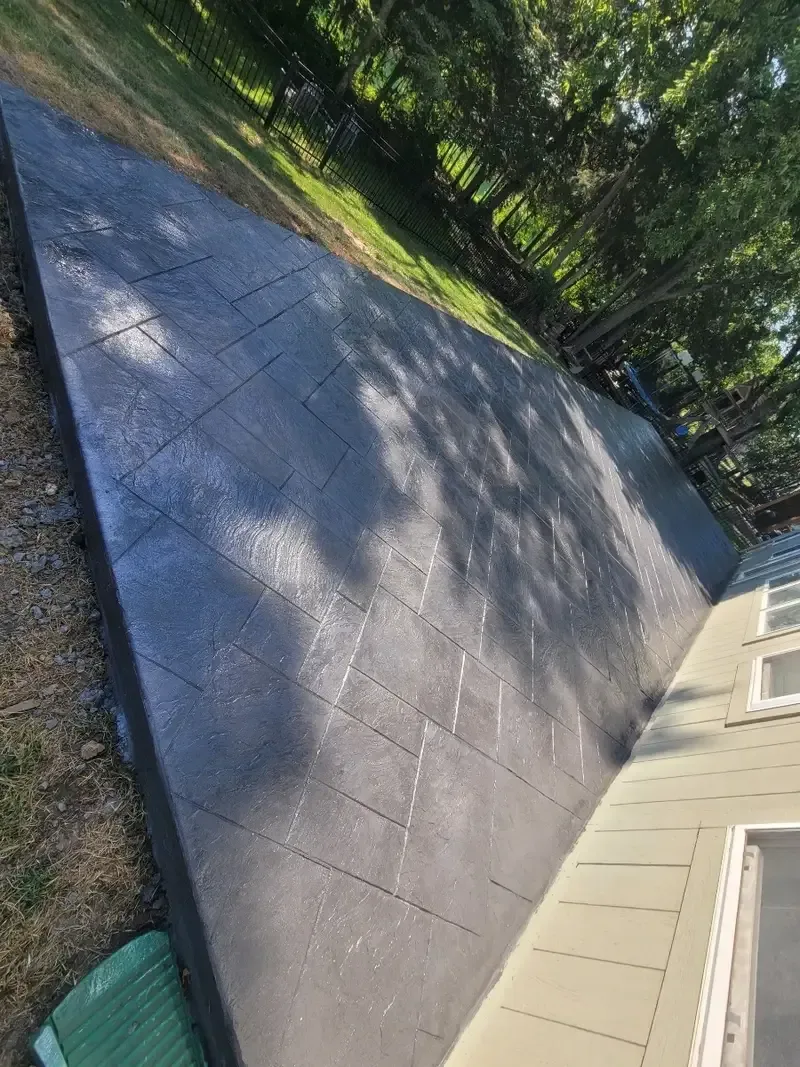Stamped patio for outdoor entertaining — Lee's Summit, MO